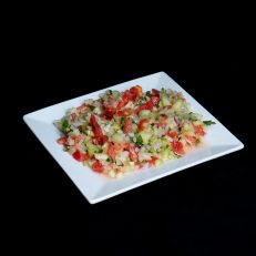 Tomate, concombre, oignon